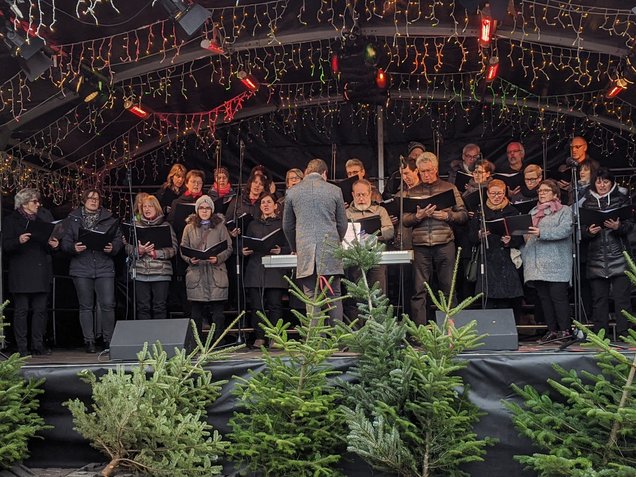 ExSAMple auf dem Sindelfinger Weihnachtsmarkt 2019